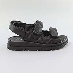 Сандалі жіночі шкіряні 585864 Чорні