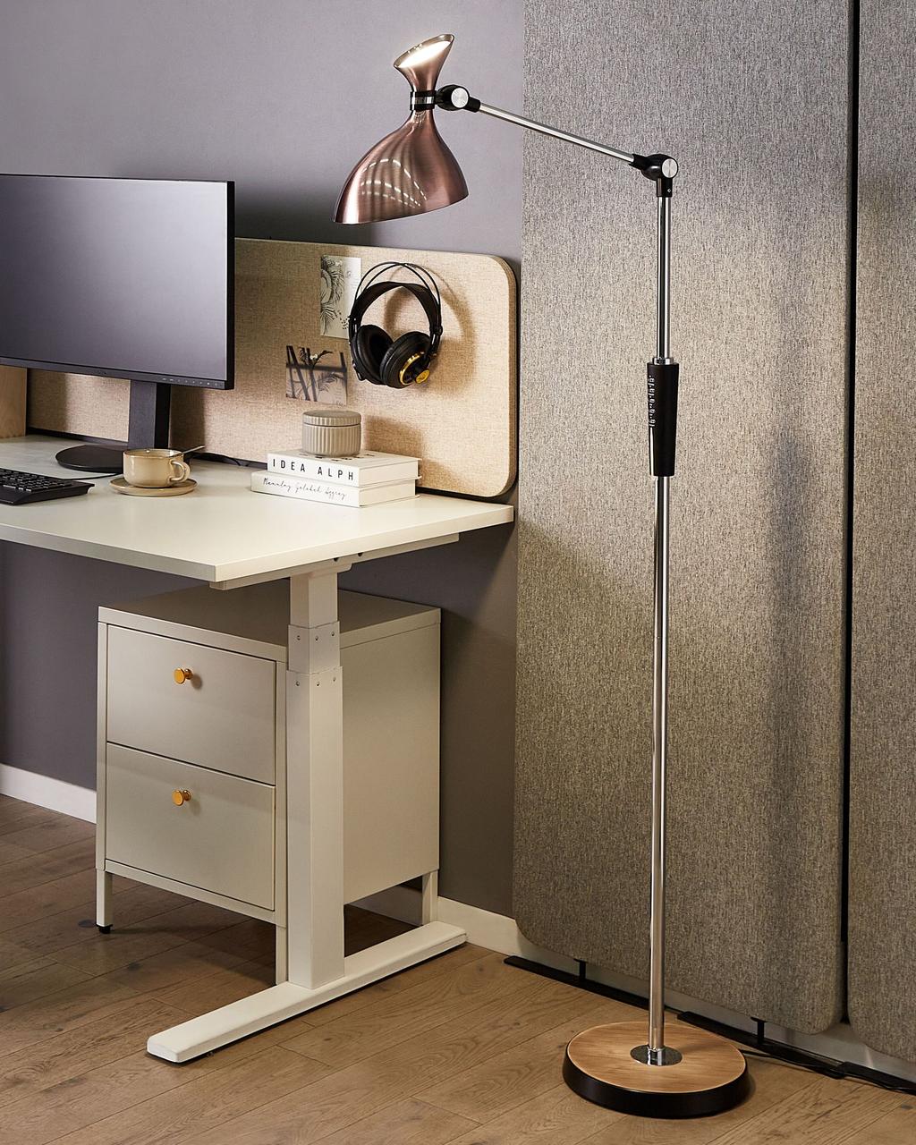 Світлодіодний підлоговий світильник-лампа ANDROMEDA з димером, фото 1