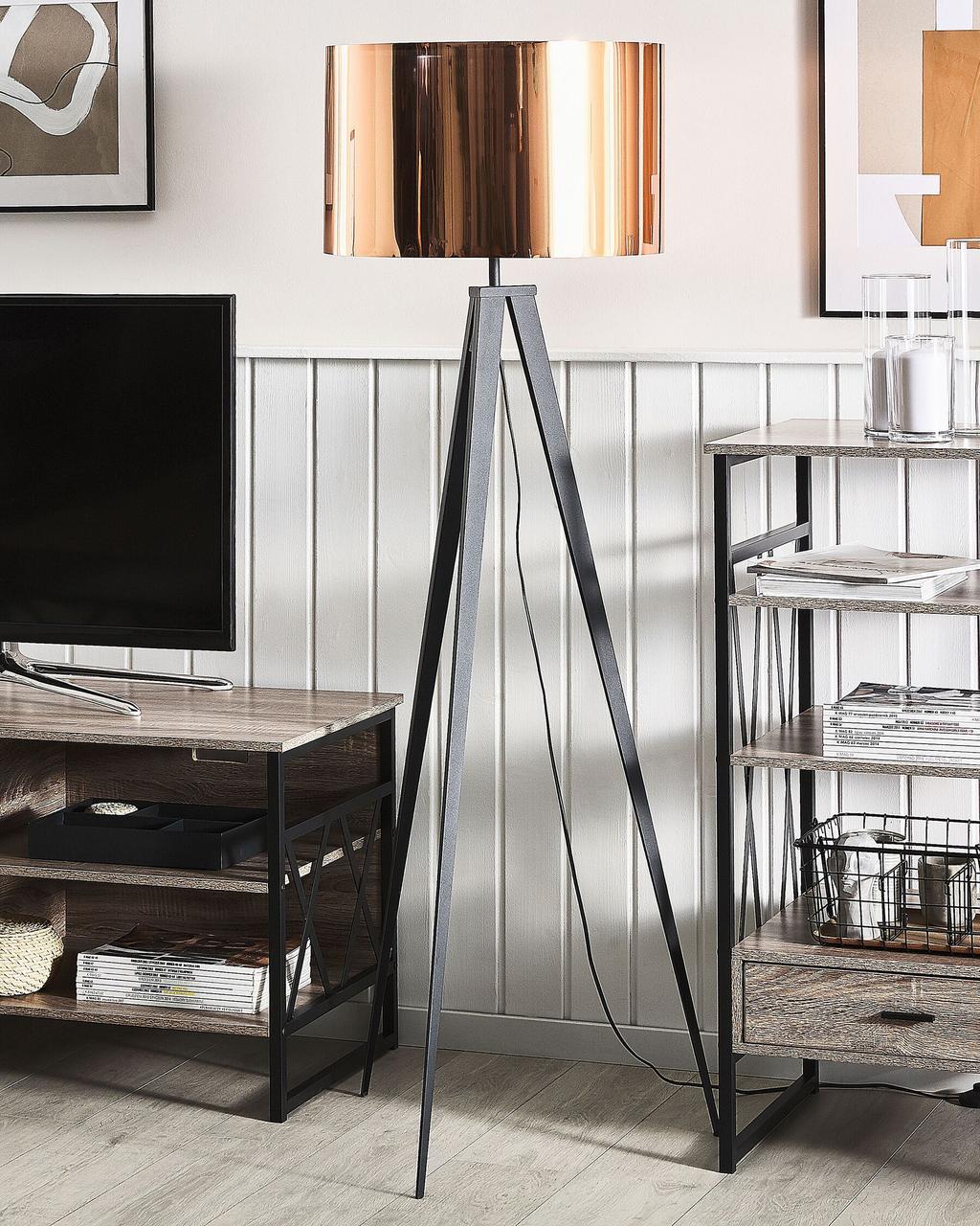 Підлогова лампа Мідний метал STILETTO