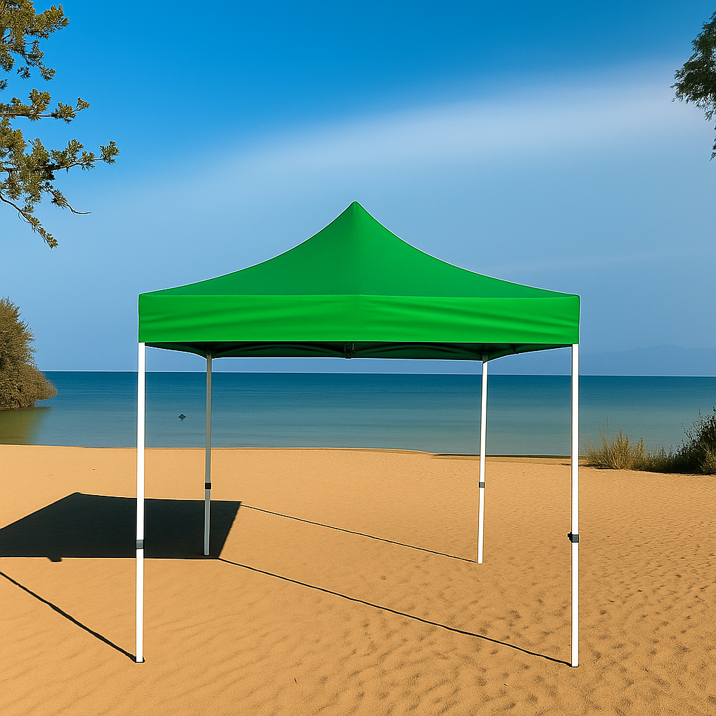 Намет розсувний посилений 3x3 Зелений Турція, фото 1