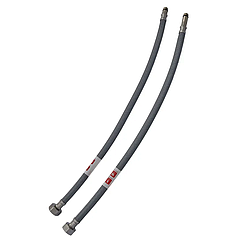 Гнучка підводка Zerix ZHN-02-F1/2"xM10-060 (нейлонова обплетення, гайки неірж) (пара) (ZX5158)
