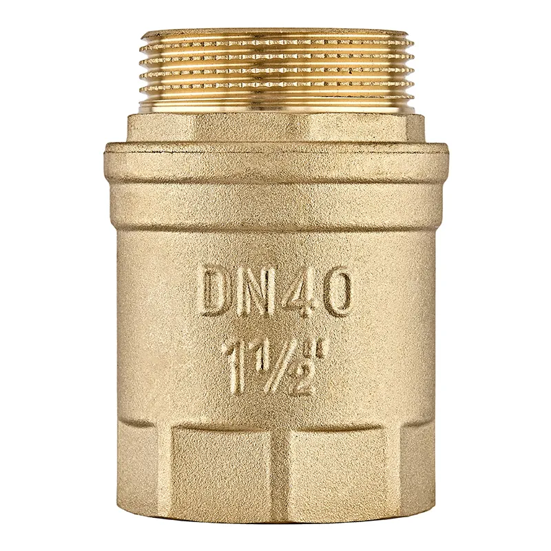 Клапан зворотний для байпаса Waterpro WP601-40FM — 1 1/2" латунь, куля EPDM (WP3333), фото 1