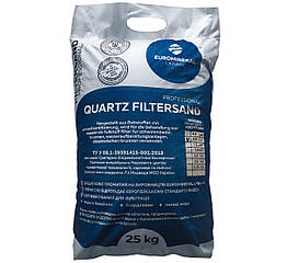 Кварцовий пісок для фільтрів басейну фракція 0,4-0,8 мм EuroMineral 25 кг