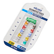 Набір запобіжників Molder "Mini Low Profile" (5 А,7,5 А, 10 А, 15 А, 20 А, 25 А, 30 А), 10 шт.