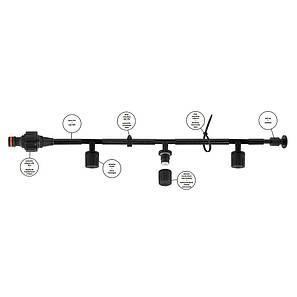 Туманоутворювач (фогер) садовий 10м, SIMPLE,
BLACK LINE, ECO-Z10S10, фото 2