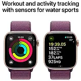 Смарт-годинник Apple Watch Series 10 GPS 46mm Rose Gold Alum with Plum Sp/Loop (MWWV3QH/A), фото 4