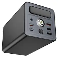Зовнішній портативний акумулятор Hoco J138 22.5W + PD20W + DC12V Black 60000 mAh