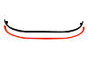 Передня Lip накладка DPT Red (ABS, чорний глянець) від VLF комп., фото 5