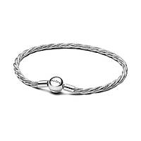 Срібний браслет Pandora із закрученим плетінням 593757C00