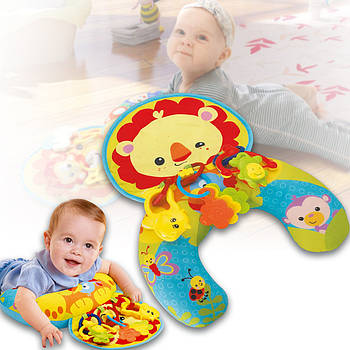Ігровий килимок для немовляти Limo Toy HB 0050 AB Шурхітний килимок для малюків з брязкальцями