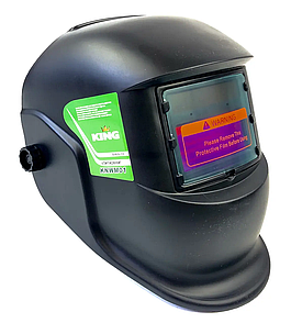 Зварювальна маска хамелеон King KNWM01: автозатемніння, 9-13 DIN, маска для зварювання, щиток зварника