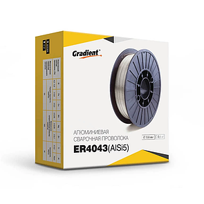 Зварювальний дріт алюмінієвий GRADIENT ER4043 Ø 0,8 мм (0,5 кг) AlSi5