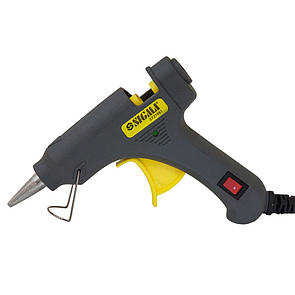 Видавальник термоклейовий з вимикачем, для стрижня Ø 8 мм 20 Вт SIGMA (2721061)