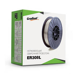 Зварювальний дріт на неіржавці Gradient ER308L 0.8 мм (1 кг)