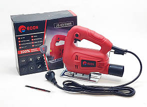 Лобзик електричний Edon JS-65/550R, 550 Вт, 3000 хід/хв, кут різання 45, макс. пропил 65 мм