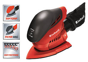 Дельташліфмашина Einhell TH-OS 1016 100Вт з пилозбірником і адаптером до пилососа