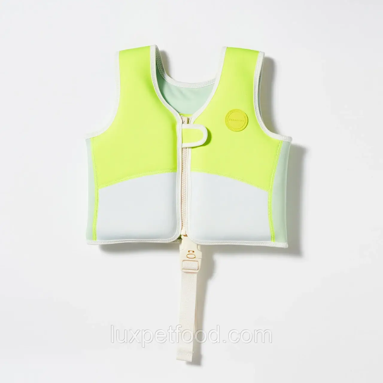 Жилет для плавання дитячий Sunny Life SunnyLife Salty the Shark Aqua Neon Yellow Саннілайф 2-3роки