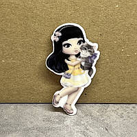 Серединка для бантиків Лялька Джоллі Долс, 4 см, арт 03733, 1 шт, Різнокольоровий