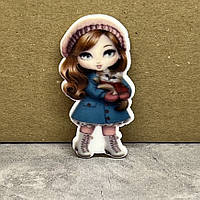 Серединка для бантиків Лялька Джоллі Долс, 4 см, арт 03735, 1 шт, Різнокольоровий