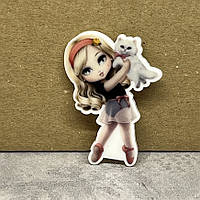 Серединка для бантиків Лялька Джоллі Долс, 4 см, арт 03736, 1 шт, Різнокольоровий