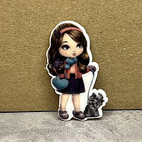 Серединка для бантиків Лялька Джоллі Долс, 4 см, арт 03738, 1 шт, Різнокольоровий