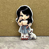 Серединка для бантиків Лялька Джоллі Долс, 4 см, арт 03743, 1 шт, Різнокольоровий