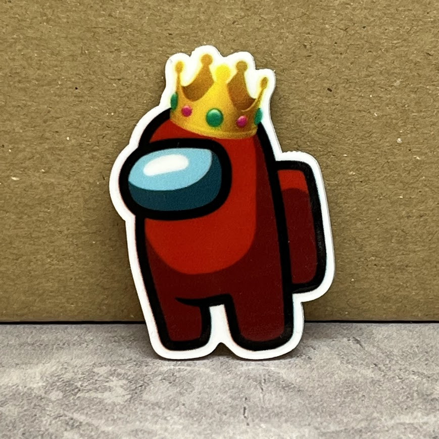 Серединка для бантиків, 4 см, Амонг Ас (король), арт 011492, 1 шт, Жовтий, фото 1