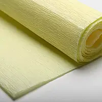 Гофрований креп папір айворі 0,5мх2м 34г/м2 Tymos Польща