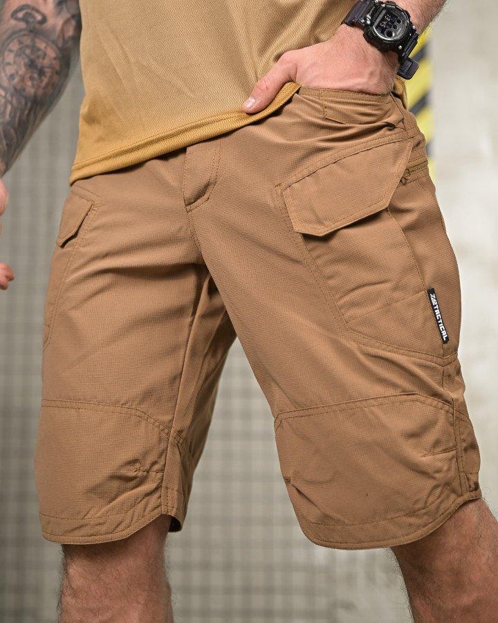 Польовийні еластичні шорти Meinstreem coyote з дихаючої тканини T800 ПП7748 ТМ, фото 1
