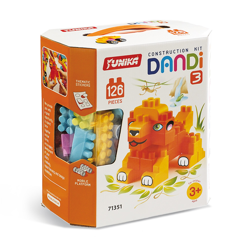 Конструктор дитячий Юніка Денді 3 126 дітей. 71351, фото 1