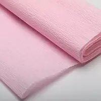 Гофрований креп папір 10/3 рожевий макарун 0,5мх2м 34г/м2 Tymos Польща