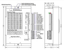 Гібридний кроковий серводрайвер ZDM-2HA860AJWL  для крокового двигуна з енкодером серії 86, фото 5