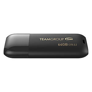 USB 3.1 флеш накопичувач 64GB Team C175 Pearl (TC175364GB01) чорний новий новий