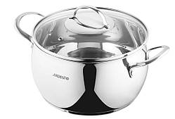 Каструля Ardesto Gemini Liguria 5 л d22 см неіржавка сталь (AR4350GB)