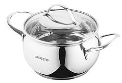 Каструля Ardesto Gemini Liguria 2,2 л d16 см неіржавка сталь (AR4322GB)