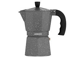 Кавоварка гейзерна Ardesto Gemini Molise 9 чашок 400 мл алюміній (AR0809AGS)
