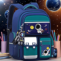 Рюкзак шкільний Астронавт, рюкзак для хлопчика в школу зхатим і посиленою спинкою.