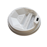 Кришка пластикова d=81 мм (білий) 50 шт