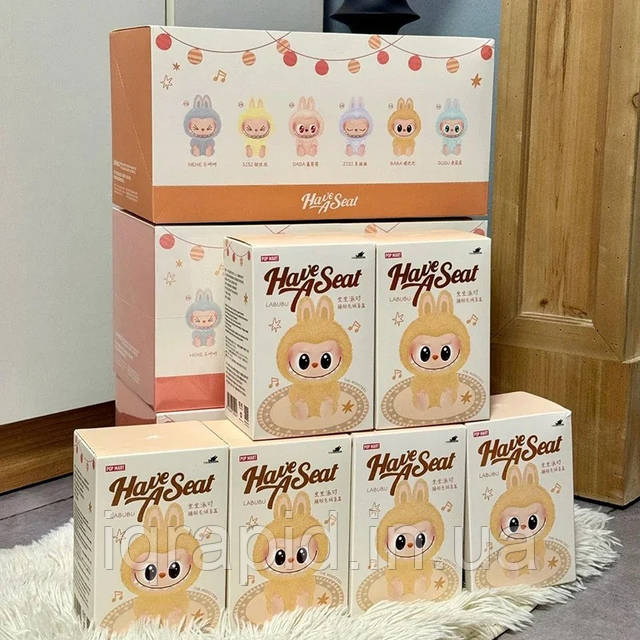 Labubu Have a Seat V2 | Колекційна фігурка Pop Mart (Blind