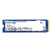Накопичувач SSD M.2 2280 NVMe (PCIe 4.0 x4) 2Tb Kingston NV3 (SNV3S/2000G) R6000MBs W5000MBs #