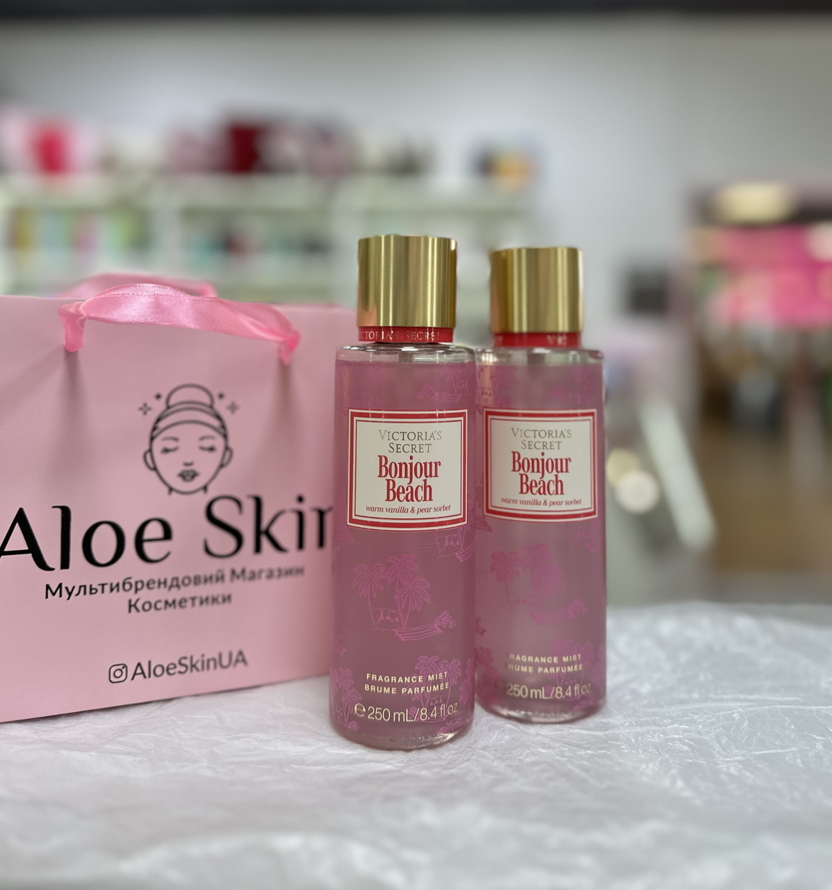 Парфумований спрей для тіла Victoria`s Secret Bonjour Beach Fragrance Mist 250мл
