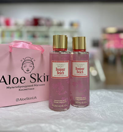 Парфумований спрей для тіла Victoria`s Secret Bonjour Beach Fragrance Mist 250мл, фото 1