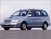 Захисні бічні молдинги для KIA Carnival 1999-2005