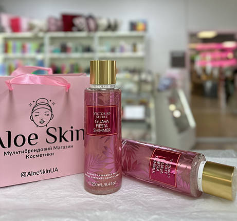 Парфумований спрей для тіла Victoria`s Secret Guava Fiesta Shimmer Fragrance Mist 250мл, фото 2