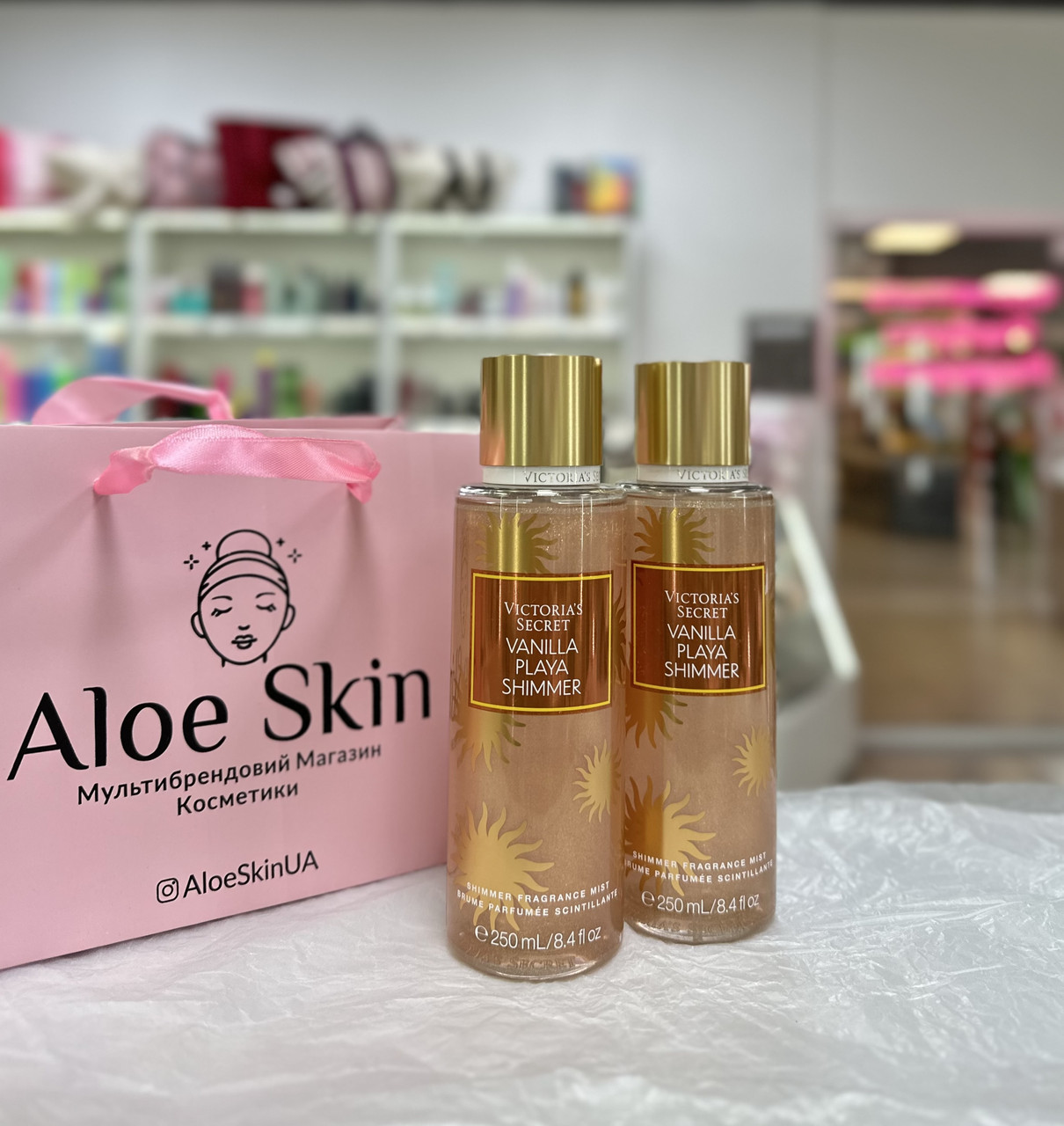 Парфумований спрей для тіла Victoria`s Secret Vanilla Playa Shimmer Fragrance Mist 250мл