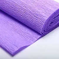 Гофрований креп папір лаванда 0,5мх2м 34г/м2 Tymos Польща
