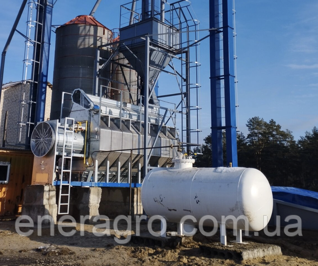 Газифікація зерносушарки пропан-бутаном
