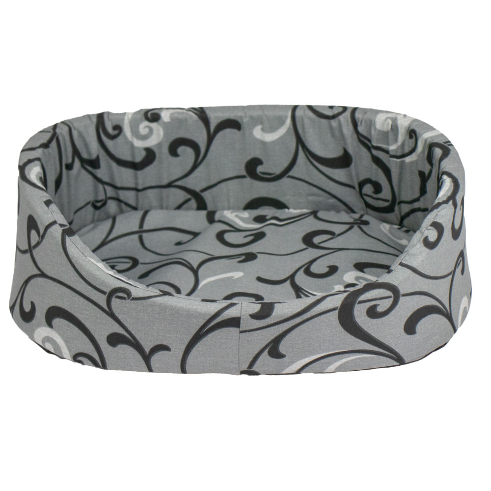 Лежак для тварин "Пухнастики" сірий, 49*35*13см