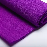 Гофрований креп папір фиолетовий 0,5мх2м 34г/м2 Tymos Польща