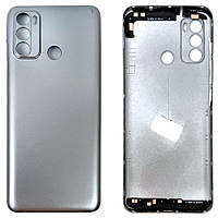Задня кришка Motorola Moto G60 (срібляста Оригінал)